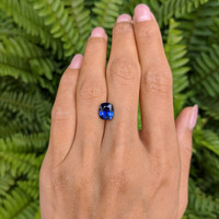 3.10 Ct. Blue Sapphire from Ceylon (Sri Lanka) Life Style
