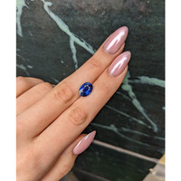 3.97 Ct. Blue Sapphire from Ceylon (Sri Lanka) Life Style