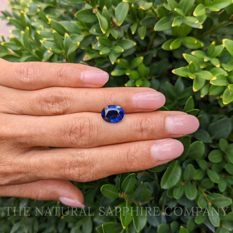 4.04 Ct. Blue Sapphire from Ceylon (Sri Lanka)