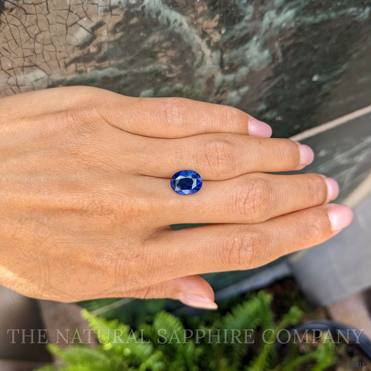 4.04 Ct. Blue Sapphire from Ceylon (Sri Lanka)