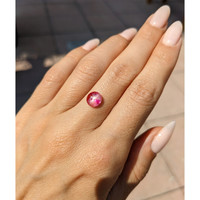 2.25 Ct. Pink Star Sapphire from Burma (Myanmar) Life Style
