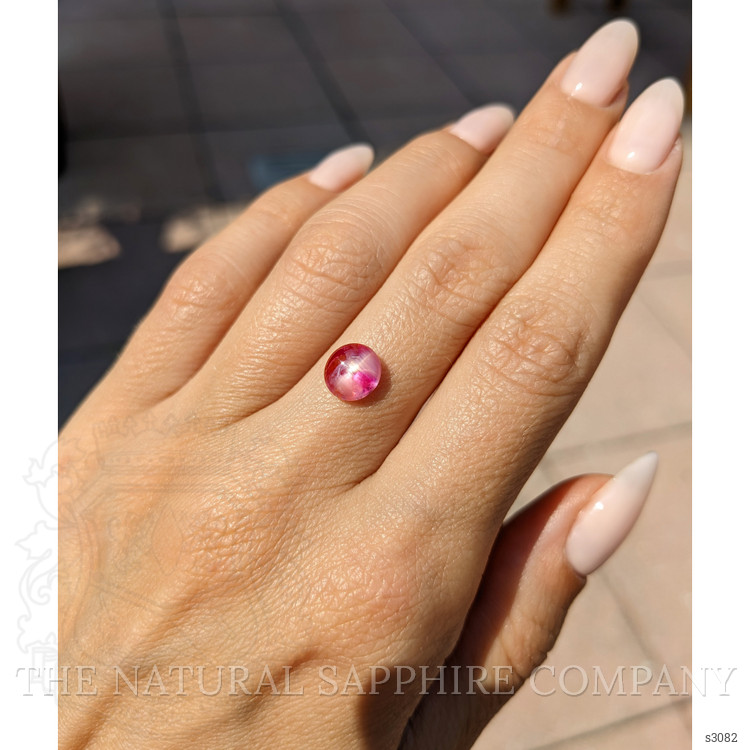 2.25 Ct. Pink Star Sapphire from Burma (Myanmar)