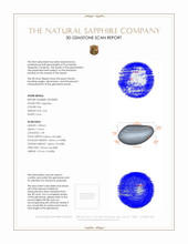 2.25 Ct. Pink Star Sapphire from Burma (Myanmar) 3 D Scan Report