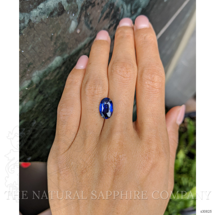 3.94 Ct. Blue Sapphire from Ceylon (Sri Lanka)