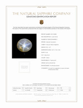2.27 Ct. Yellow Star Sapphire from Burma (Myanmar) Scan Report