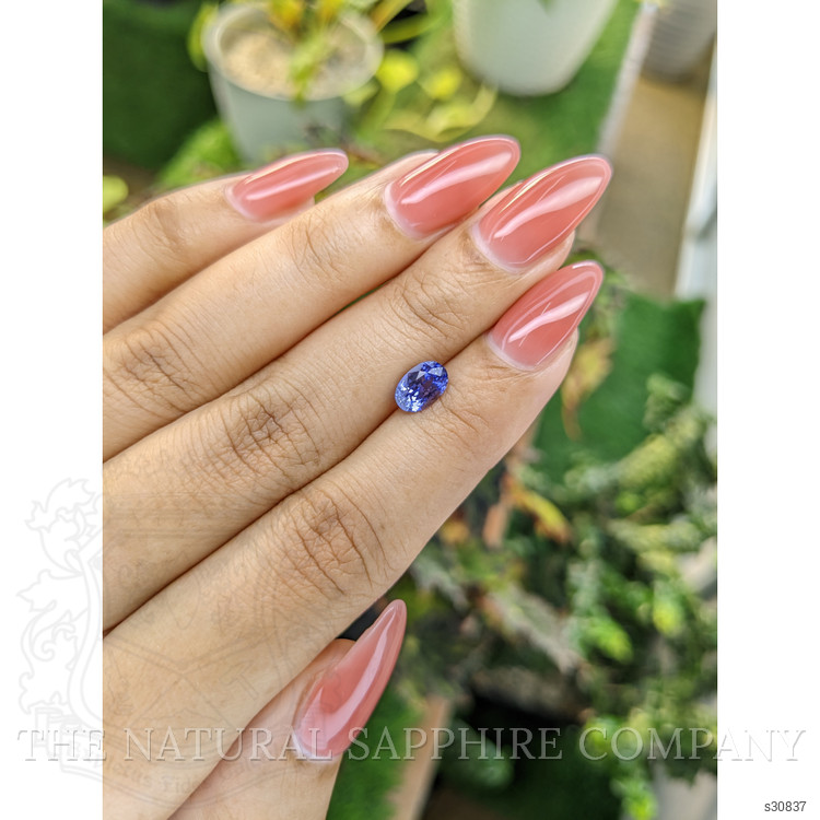 1.34 Ct. Blue Sapphire from Ceylon (Sri Lanka)