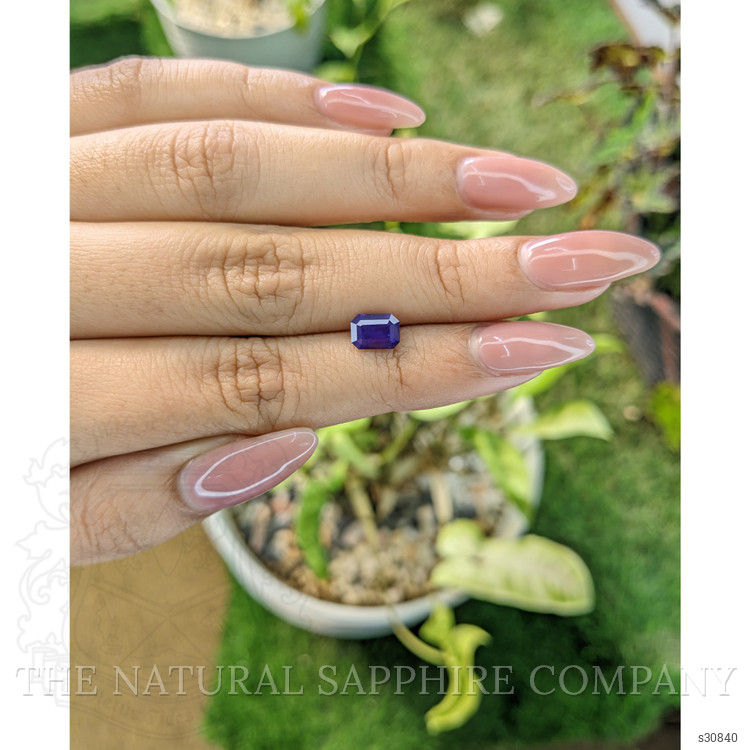 1.38 Ct. Purple Sapphire from Ceylon (Sri Lanka)
