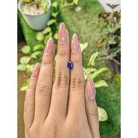 1.38 Ct. Purple Sapphire from Ceylon (Sri Lanka) Life Style