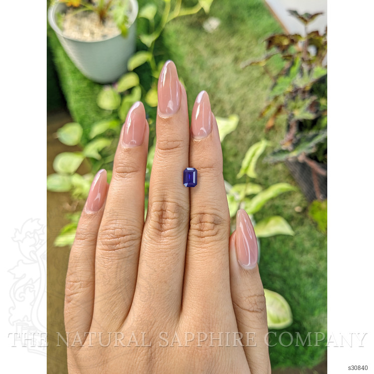 1.38 Ct. Purple Sapphire from Ceylon (Sri Lanka)