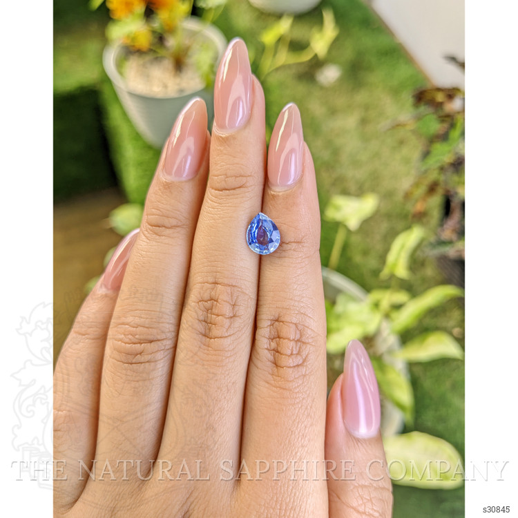 1.93 Ct. Blue Sapphire from Ceylon (Sri Lanka)