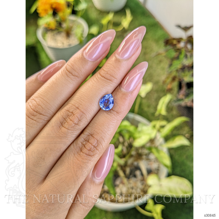 1.93 Ct. Blue Sapphire from Ceylon (Sri Lanka)