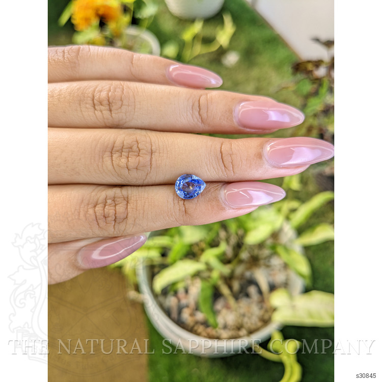 1.93 Ct. Blue Sapphire from Ceylon (Sri Lanka)