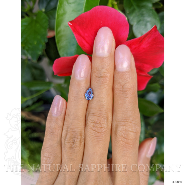 0.98 Ct. Blue Sapphire from Ceylon (Sri Lanka)