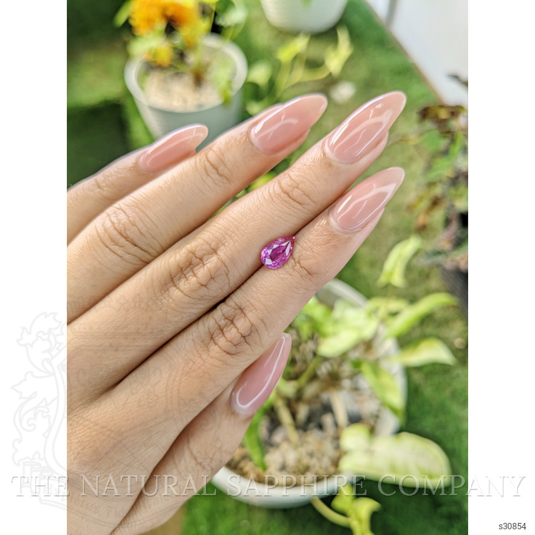 1.48 Ct. Purplish Pink Sapphire from Ceylon (Sri Lanka)