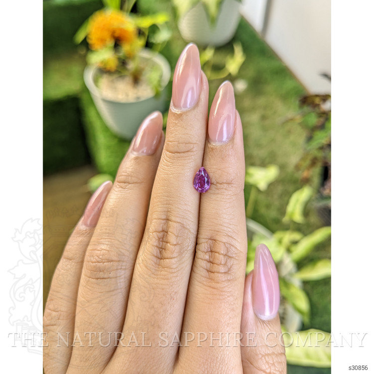 1.21 Ct. Pinkish Purple Sapphire from Ceylon (Sri Lanka)