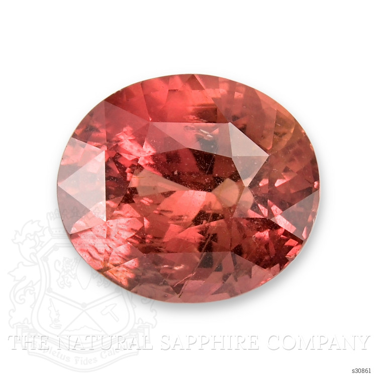 3.54 Ct. Reddish Orange Sapphire from Ceylon (Sri Lanka)