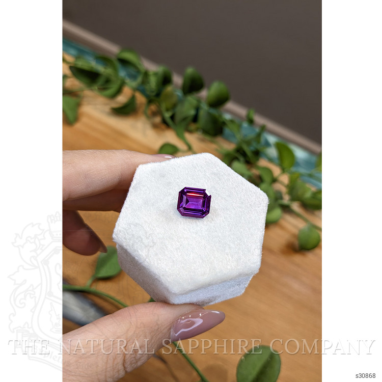 5.03 Ct. Purple Sapphire from Ceylon (Sri Lanka)