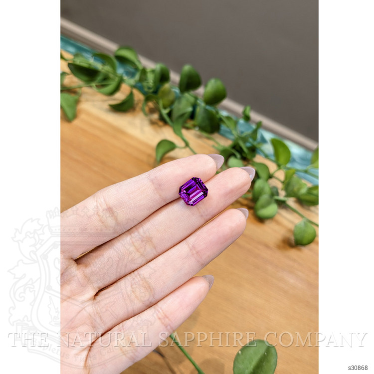5.04 Ct. Purple Sapphire from Ceylon (Sri Lanka)