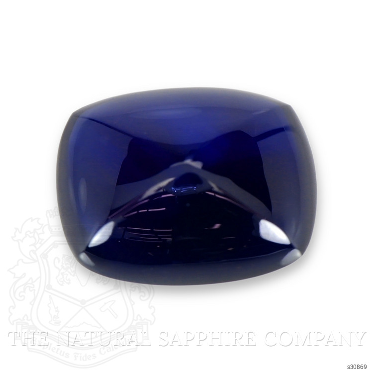7.84 Ct. Blue Cabochon Sapphire from Ceylon (Sri Lanka)
