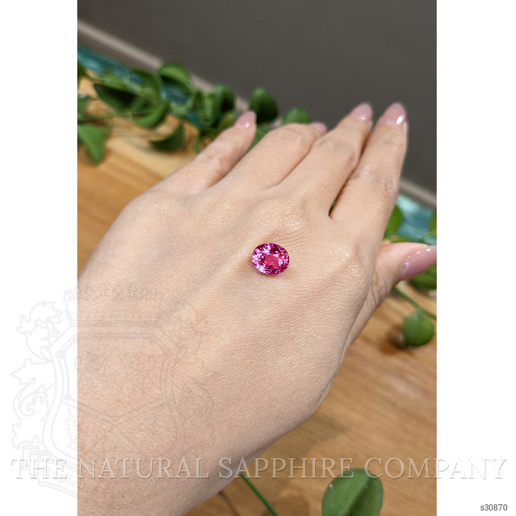 3.02 Ct. Pink Sapphire from Ceylon (Sri Lanka)