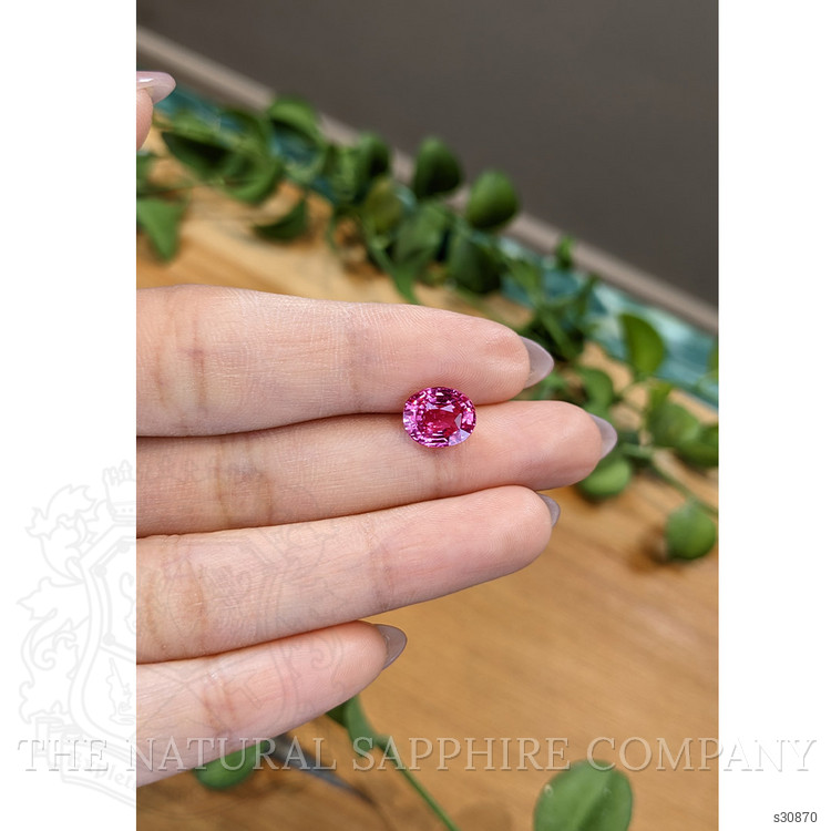 3.02 Ct. Pink Sapphire from Ceylon (Sri Lanka)