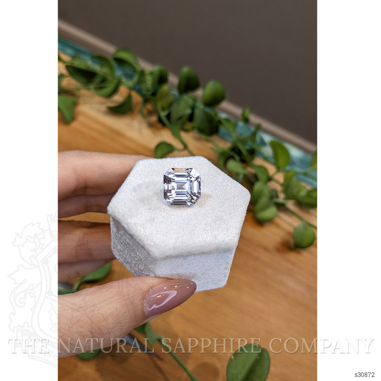 15.05 Ct. White Sapphire from Ceylon (Sri Lanka)