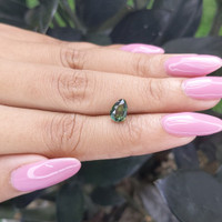 1.51 Ct. Bluish Green Sapphire from Australia Life Style