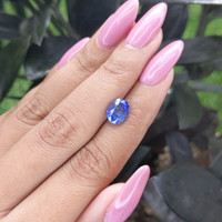 2.57 Ct. Blue Sapphire from Ceylon (Sri Lanka) Life Style