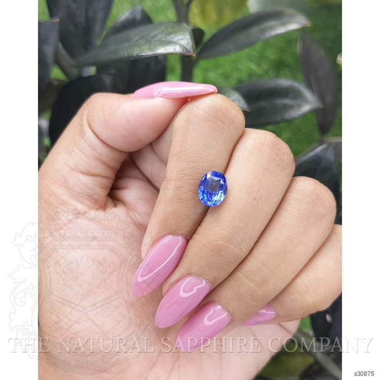 2.57 Ct. Blue Sapphire from Ceylon (Sri Lanka)