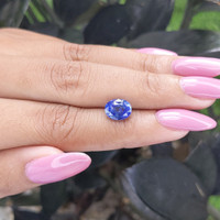 2.57 Ct. Blue Sapphire from Ceylon (Sri Lanka) Life Style