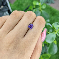 1.63 Ct. Purple Sapphire from Madagascar Life Style