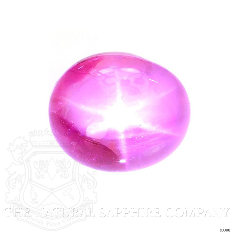2.45 Ct. Pink Star Sapphire from Burma (Myanmar)