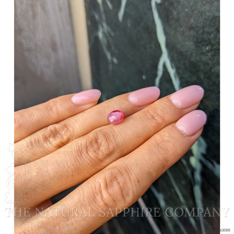 2.45 Ct. Pink Star Sapphire from Burma (Myanmar)