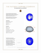 2.45 Ct. Pink Star Sapphire from Burma (Myanmar) 3 D Scan Report