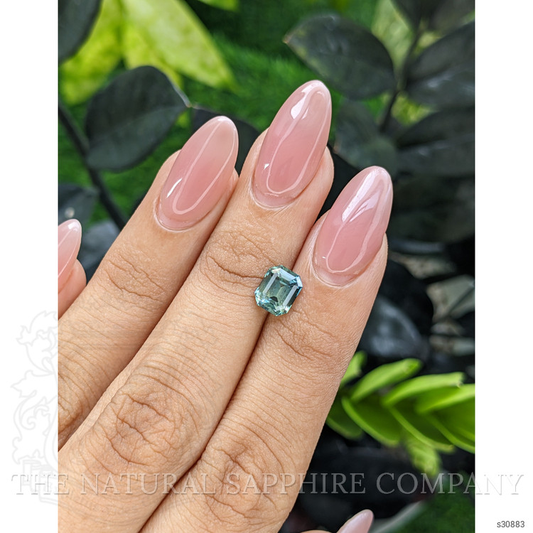 2.02 Ct. Bluish Green Sapphire from Madagascar