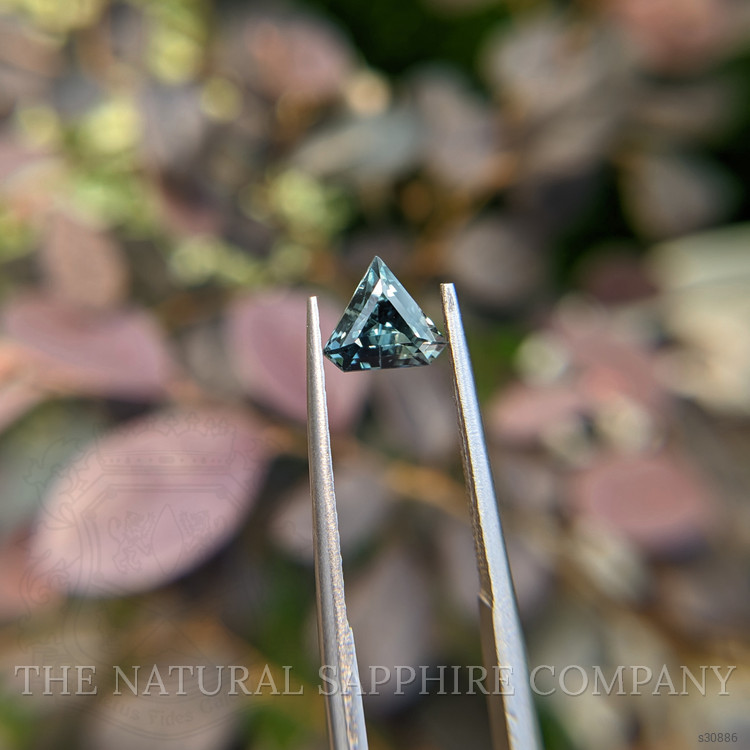1.11 Ct. Greenish Blue Sapphire from Ceylon (Sri Lanka)