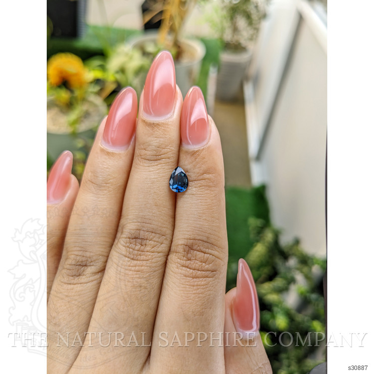 1.04 Ct. Greenish Blue Sapphire from Madagascar
