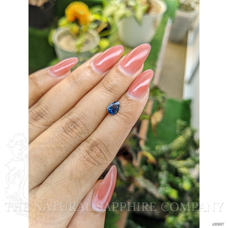 1.04 Ct. Greenish Blue Sapphire from Madagascar