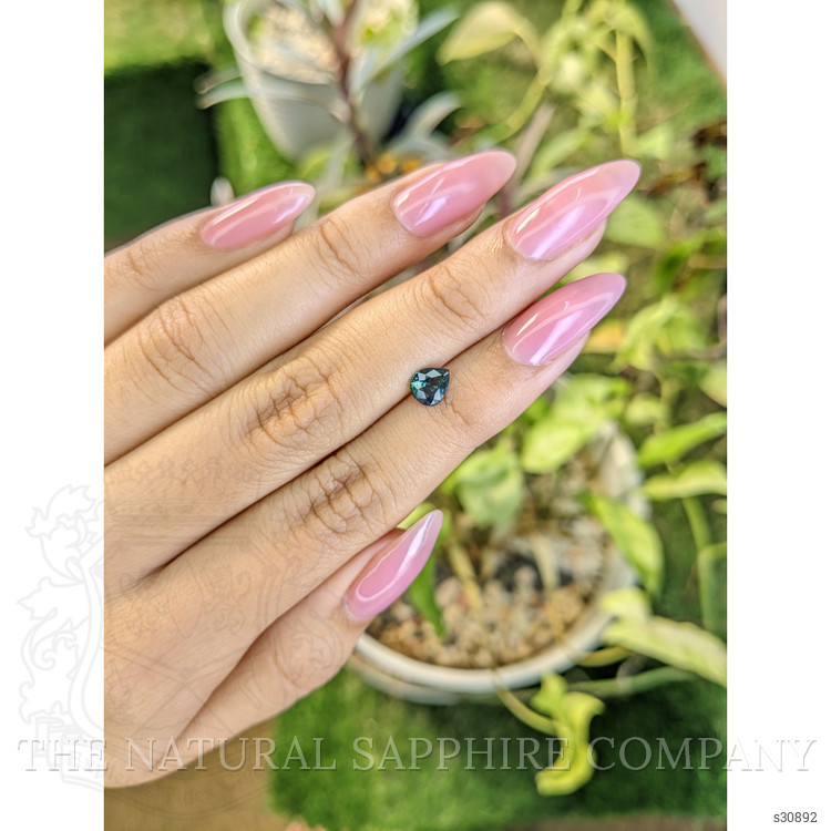 0.80 Ct. Greenish Blue Sapphire from Madagascar