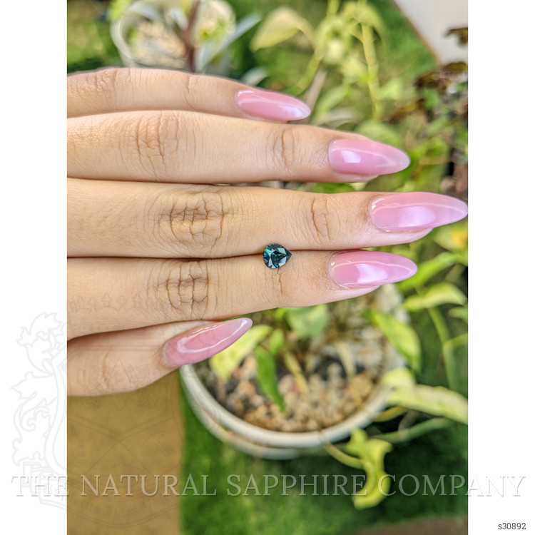 0.80 Ct. Greenish Blue Sapphire from Madagascar