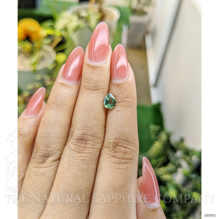 0.94 Ct. Green Sapphire from Madagascar