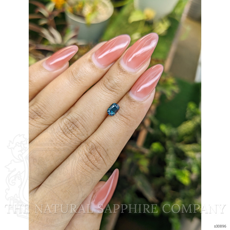 0.83 Ct. Greenish Blue Sapphire from Madagascar