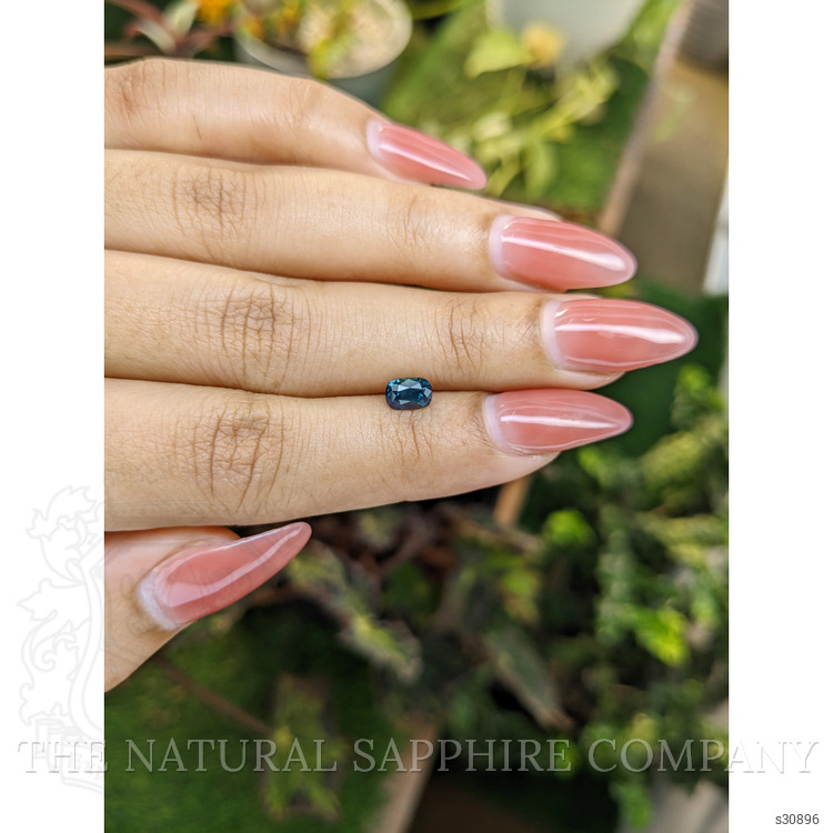 0.83 Ct. Greenish Blue Sapphire from Madagascar