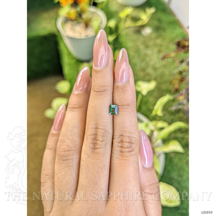 0.80 Ct. Green Sapphire from Madagascar