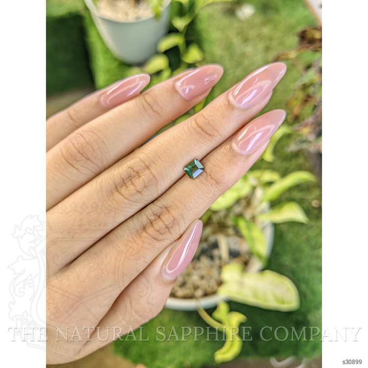 0.80 Ct. Green Sapphire from Madagascar