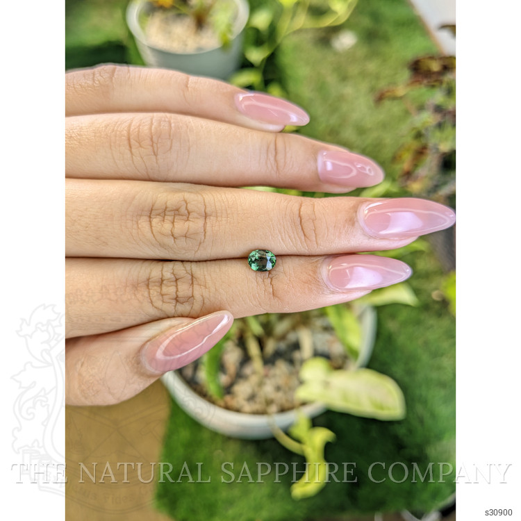 0.83 Ct. Green Sapphire from Madagascar