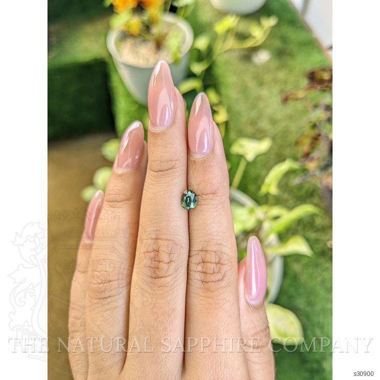0.83 Ct. Green Sapphire from Madagascar