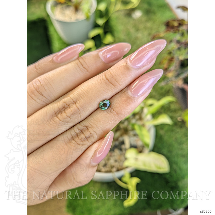 0.83 Ct. Green Sapphire from Madagascar