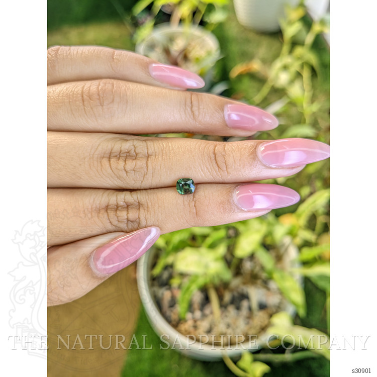 0.65 Ct. Green Sapphire from Madagascar