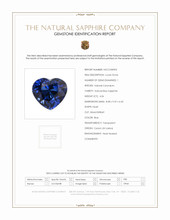 4.06 Ct. Blue Sapphire from Ceylon (Sri Lanka) Scan Report